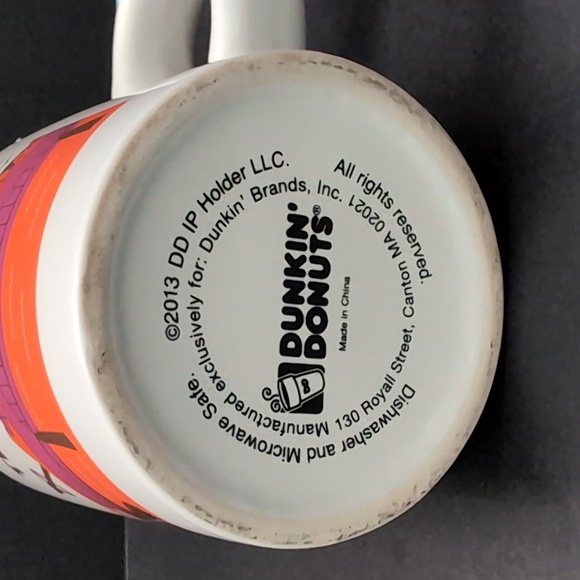 Dunkin' Donuts Tennessee Mug - White/Orange,2013. - Picture 6 of 7